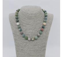 Бусы яшма халцедон 12мм