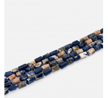 Нить содалит синий цилиндр 10*13мм