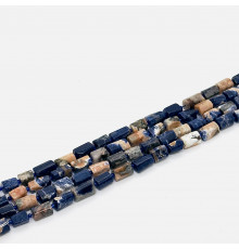 Нить содалит синий цилиндр 10*13мм