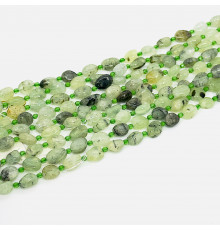 Нить пренит зеленый окат 11*17мм