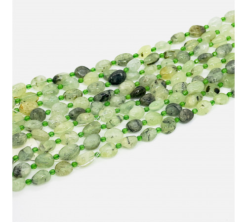 Нить пренит зеленый окат 11*17мм