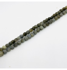 Нить лабрадор серый окат 10*10мм