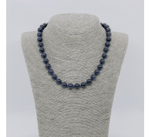 Бусы авантюрин синий синтетический шар 10мм