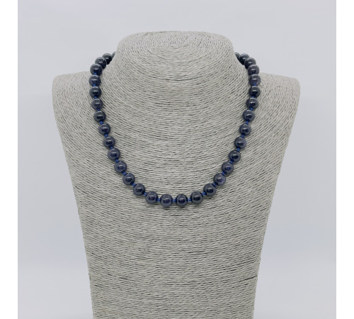 Бусы авантюрин синий синтетический шар 10мм