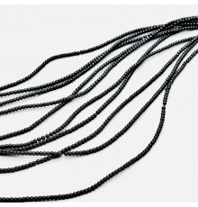 Нить гематит черный шар 3*3мм