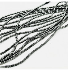 Нить гематит черный шар 4*4мм