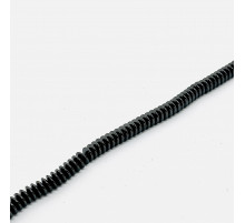 Нить гематит черный круг 10*10мм