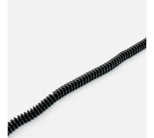 Нить гематит черный круг 10*10мм