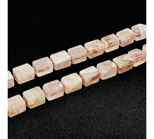 Нить кварц розовый прямоугольник 14*20мм