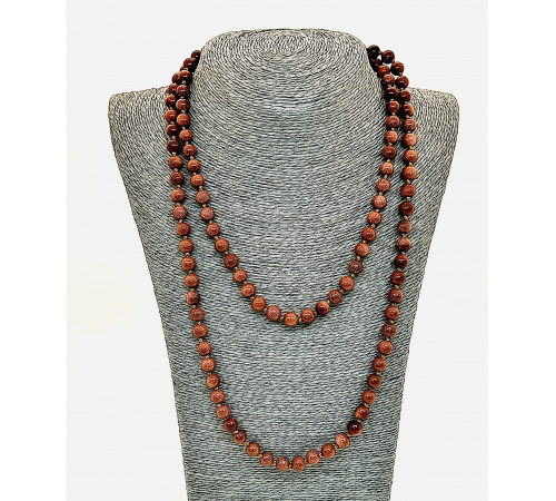 Бусы авантюрин коричневый синтетичнский 8мм