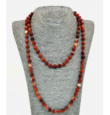 Бусы сердолик рыжий 8мм