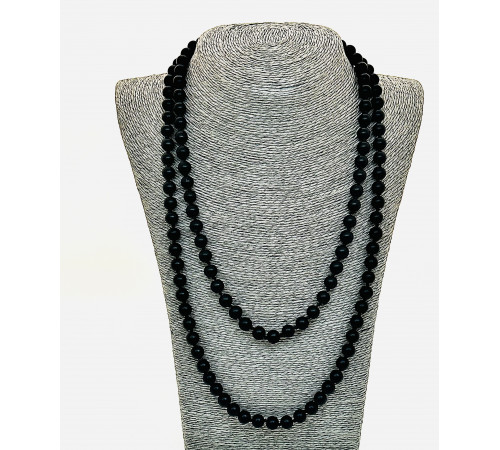 Бусы шунгит черный 8мм