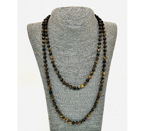 Бусы тигровый глаз 6мм