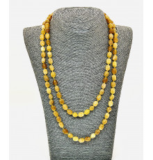 Бусы цитрин бочонок 9*13мм