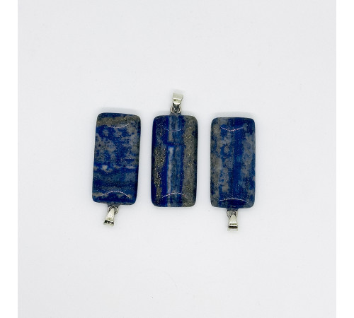 Кулон лазурит синий 20*40мм