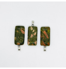 Кулон яшма унакит 20*40мм