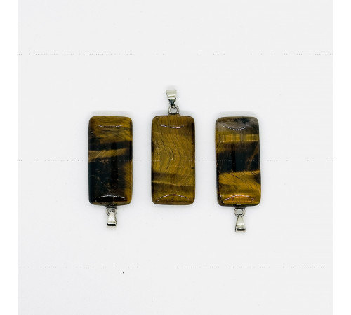 Кулон тигровый глаз 20*40мм