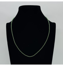 Бусы-чокер ювелирное стекло мятный 2мм