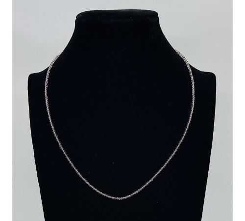 Бусы-чокер ювелирное стекло лавандовай 2мм - 46см