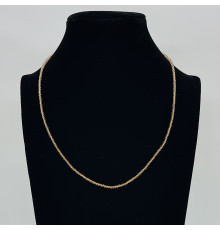 Бусы-чокер ювелирное стекло шампань 2мм