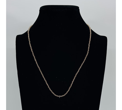 Бусы-чокер ювелирное стекло роуз шампань 2мм