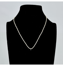 Бусы-чокер циркон шампань 2мм