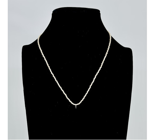 Бусы-чокер циркон шампань 2мм