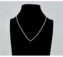 Бусы-чокер циркон светлый аметист 2мм