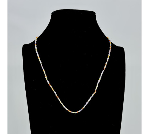 Бусы-чокер циркон самоцвет 2мм