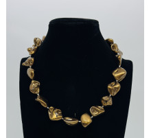 Бусы майорка коричневый 17-22*20-23мм