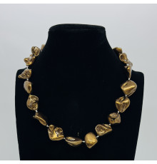 Бусы майорка коричневый 17-22*20-23мм