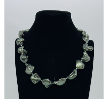 Бусы майорка темно-зеленый 21-20*19-26мм