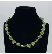 Бусы майорка зеленый 10-17*11-22мм