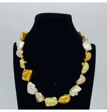 Бусы майорка микс 19-20*16-23мм