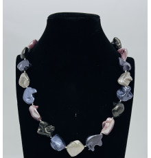 Бусы майорка микс 14-19*17-22мм