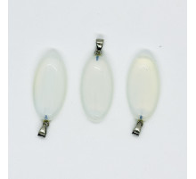 Кулон лунный камень синтетический овал 20*40мм