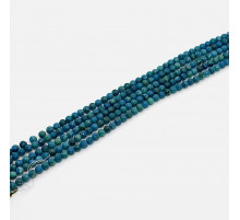 Нить варисцит синий шар 6мм