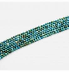 Нить варисцит голубой шар 6мм