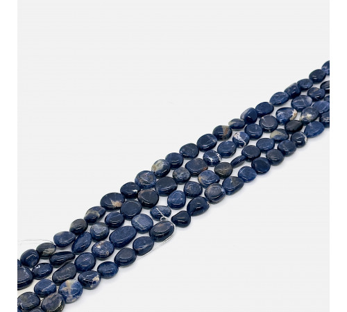 Нить содалит синий окат 12*15мм