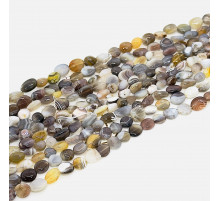 Нить агат ботсвана окат 9*15мм