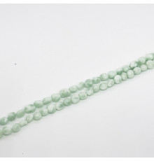 Нить ангелит пектолит мятный окат 9*12мм