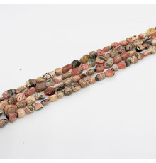 Нить родохрозит розовый окат 8*13мм