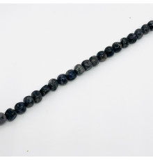 Нить лабрадорит серый окат 11*12мм