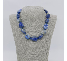 Бусы лазурит фриформ 10*10, 30*20мм