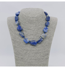 Бусы лазурит фриформ 10*10, 30*20мм