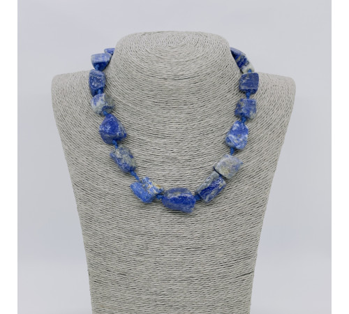 Бусы лазурит фриформ 10*10, 30*20мм