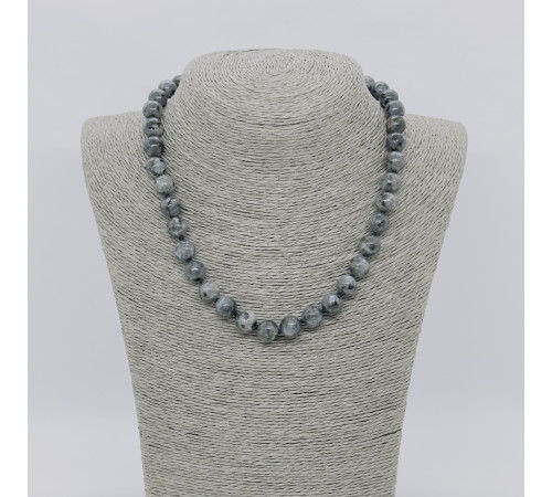 Бусы лабрадорит серый шар 10мм