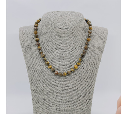 Бусы тигровый глаз 8мм