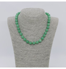 Бусы кварц зеленый шар 10мм