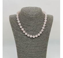 Бусы кварц розовый шар 10мм